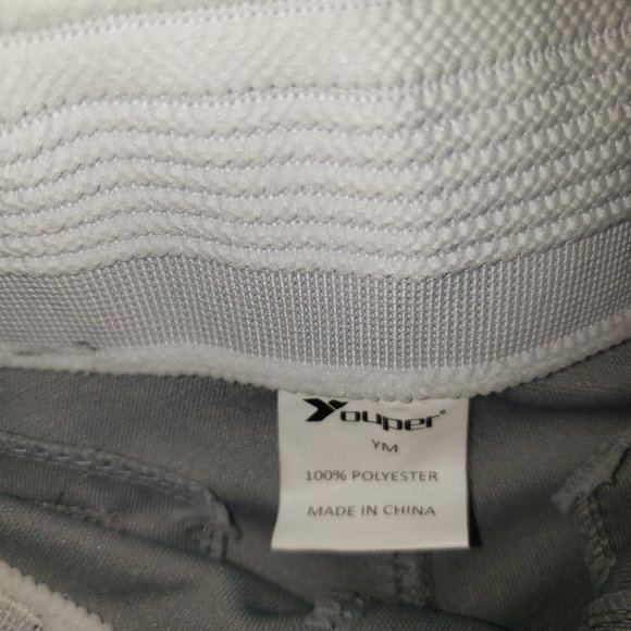 Youper Youth Unisex Elite Belted Softball Pant Gray  Youth/Medium - Picture 10 of 12